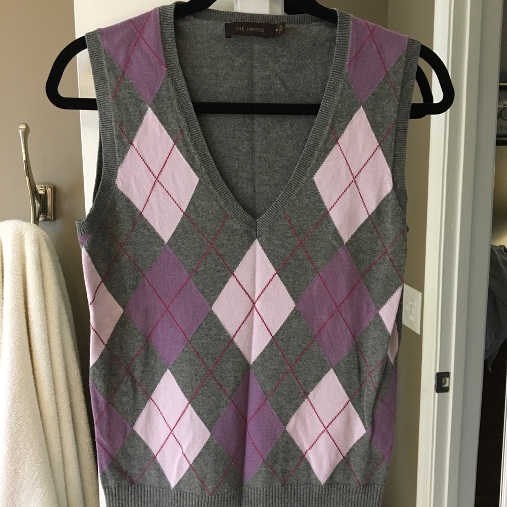 Argyle sweater vest